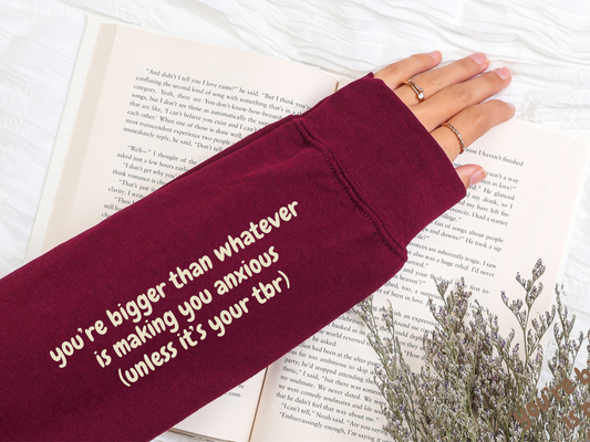 "Bigger Than Whatever Is Making You Anxious" Crewneck