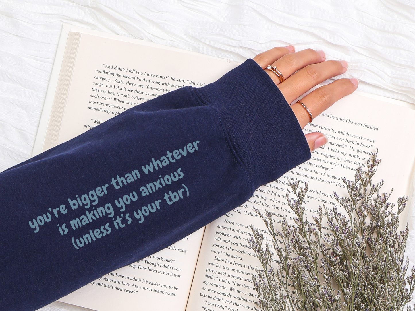 "Bigger Than Whatever Is Making You Anxious" Crewneck