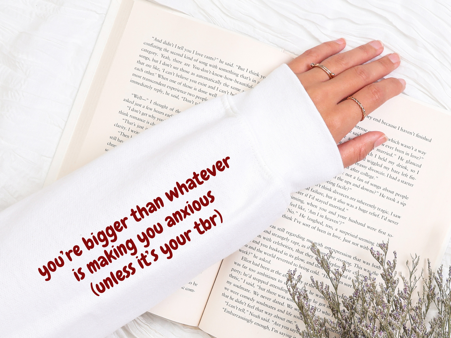 "Bigger Than Whatever Is Making You Anxious" Crewneck